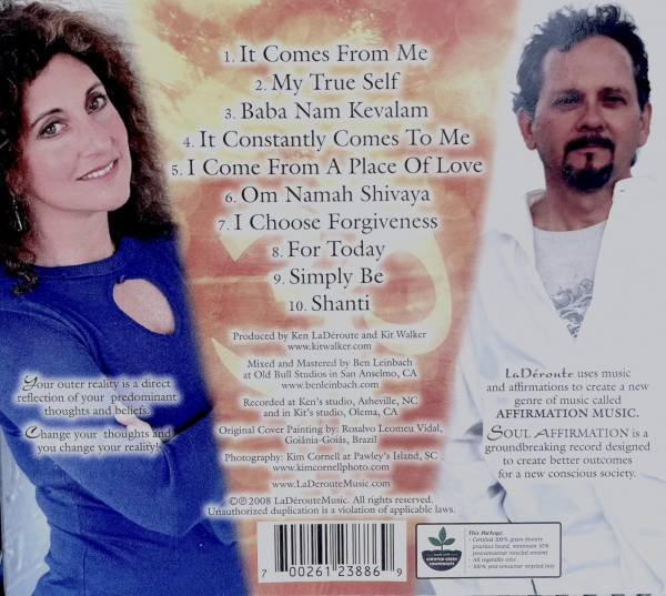 Soul Affirmation Music Back Cover